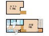 レガート野並 1Kの間取り