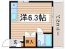 岩戸ハウス 1Rの間取り