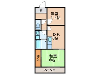 間取図 グレイスヒシダ