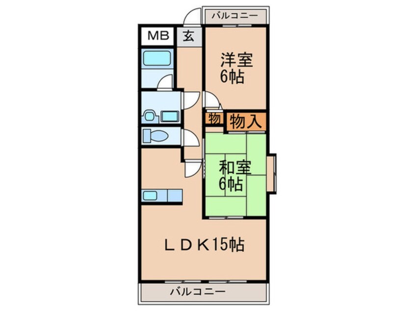 間取図 グリ－ンクレスト南山