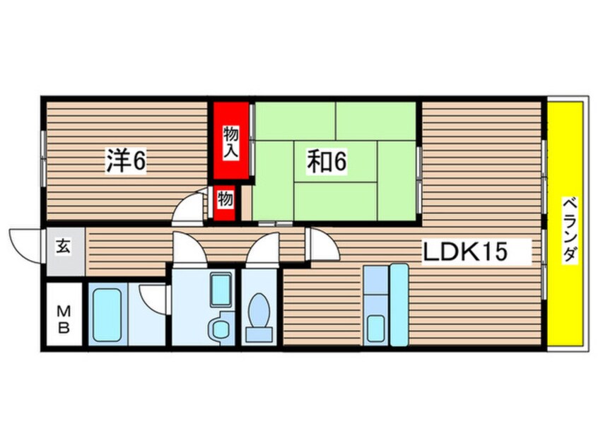 間取図 グリ－ンクレスト南山