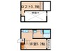 ユイットエペ 1Rの間取り