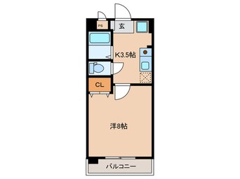 間取図 グリーンヒルズ明大寺