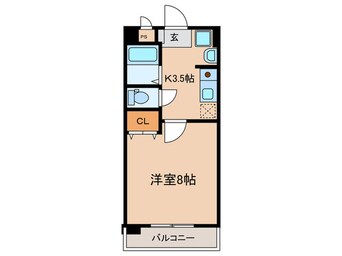 間取図 グリーンヒルズ明大寺