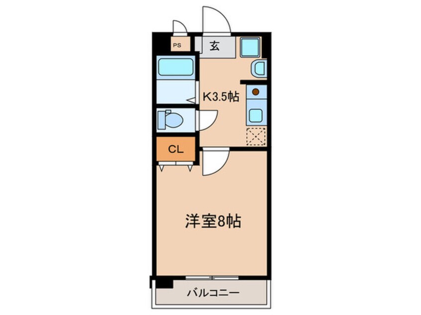 間取図 グリーンヒルズ明大寺