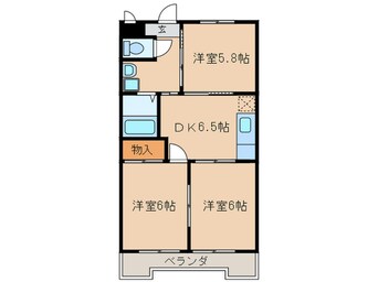 間取図 第五ヤマモトビル