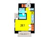 ＳＫ　ＢＵＩＬＤＩＮＧ－６ 1Rの間取り
