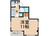 KOUYOU池下 1Kの間取り