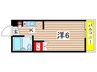 ユーチャリス 1Kの間取り
