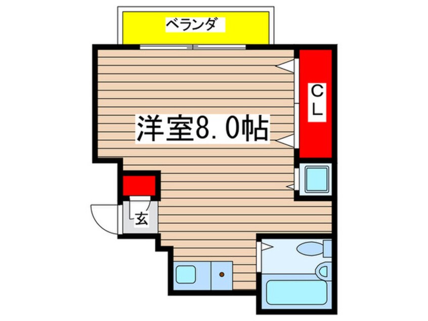 間取図 シャトー藤