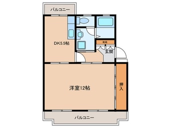 間取図 アベニュ－サンフラワ－