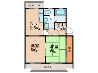間取図 アベニュ－サンフラワ－
