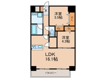 間取図 ハイドランジア東別院