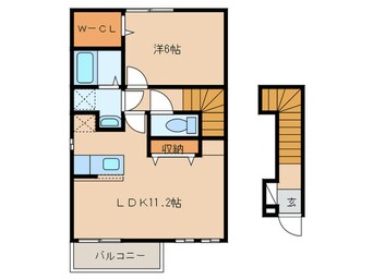 間取図 ドリ－ム大平