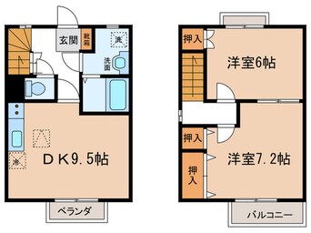 間取図 Fｏｕｒ　ＳｅａｓｏｎｓC