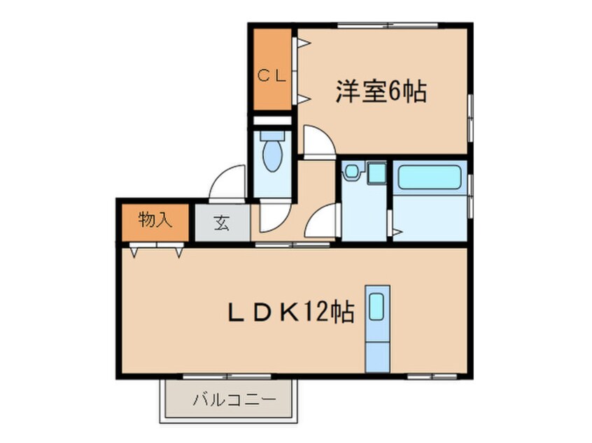 間取図 イデアル豊明A