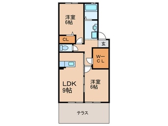 間取図 ガーデンコート出川　Ｃ棟