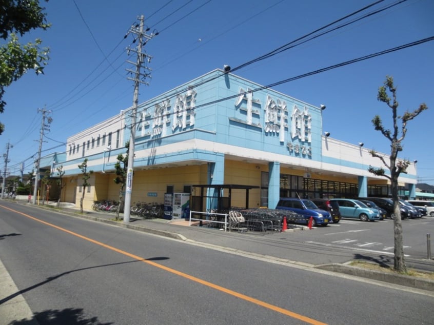生鮮館(スーパー)まで650m ガーデンコート出川　Ｃ棟