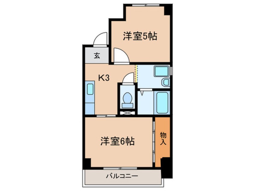 間取図 メセナ平成