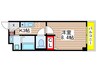 セントラルハイツ名古屋 1Kの間取り