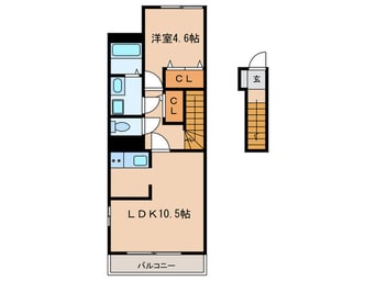 間取図 クレールヒルズ・エム