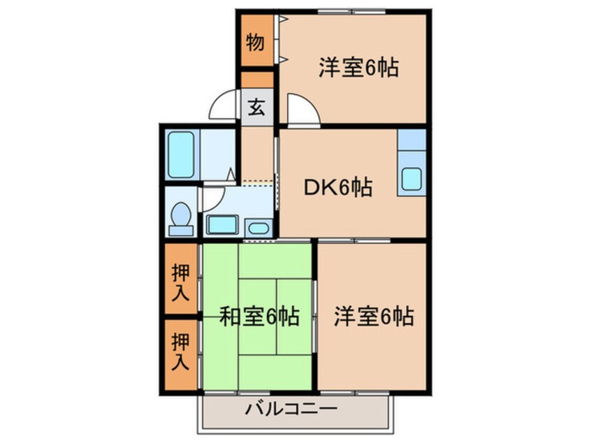 間取図 サンリリ－