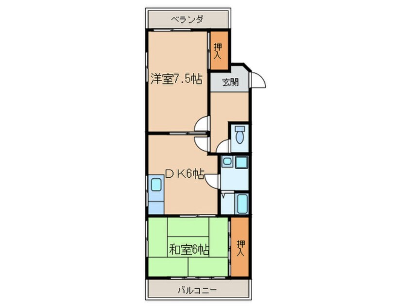 間取図 オズハイム