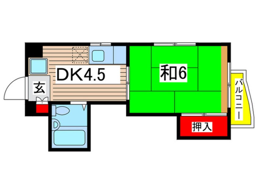 間取図 桜山ﾋﾞﾚｯｼﾞ