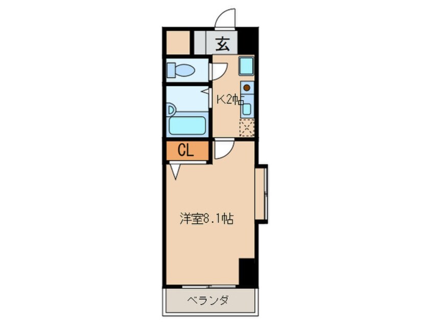 間取図 キャッスルワタナベ