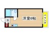 プレスイン駒場 1Rの間取り