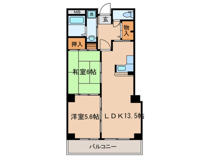 間取図 ポルト大曽根