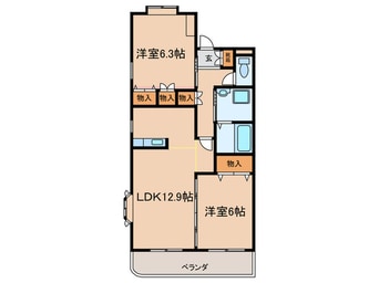 間取図 グランディア水広