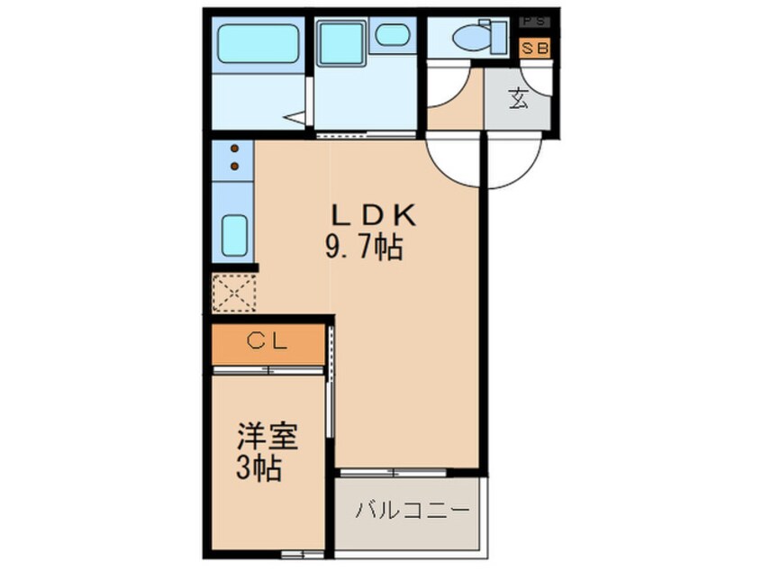 間取図 REGALEST リバーサイド新富