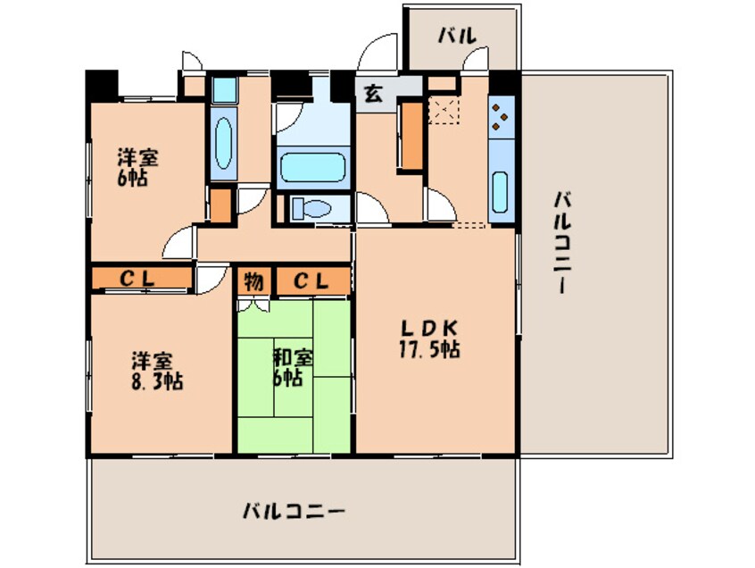 間取図 ＦＬＯＲＥＳＴＡ名駅