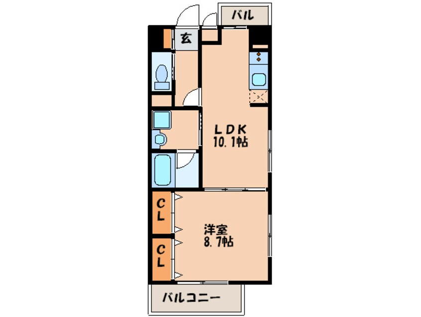 間取図 ＦＬＯＲＥＳＴＡ名駅