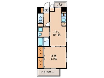 間取図 ＦＬＯＲＥＳＴＡ名駅