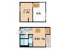 ソレイユ 1Rの間取り