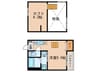 ソレイユ 1Rの間取り