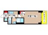 S-RESIDENCE葵 1Kの間取り