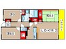 SS.FLAT桜山 3LDKの間取り