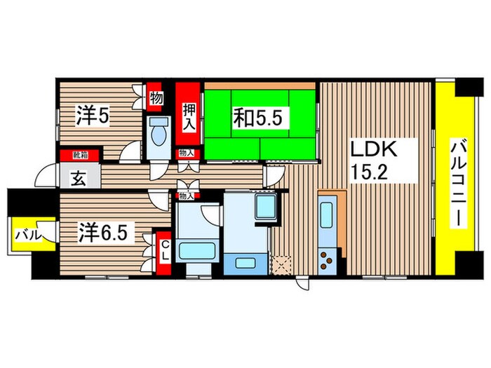間取り図 SS.FLAT桜山