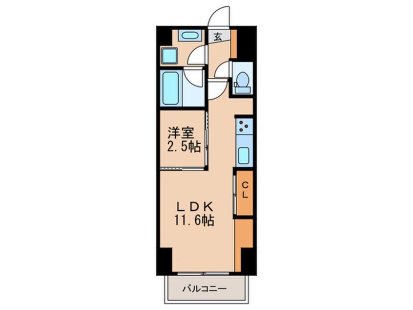 間取図 AREX丸の内Ⅱ