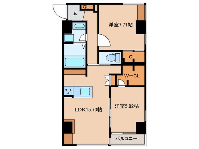 間取り図 AREX丸の内Ⅱ