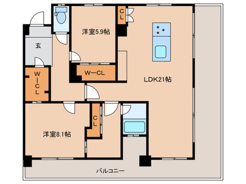 間取図 AREX丸の内Ⅱ