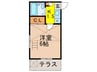 パレス笠寺 1Kの間取り