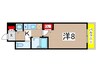 DAITOKU 1Kの間取り