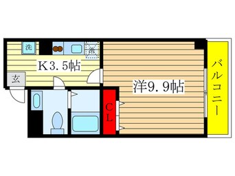 間取図 アイコ－ト六番