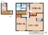 Ｄｕｏ　Ｍａｉｓｏｎ　Ｎ 2LDKの間取り