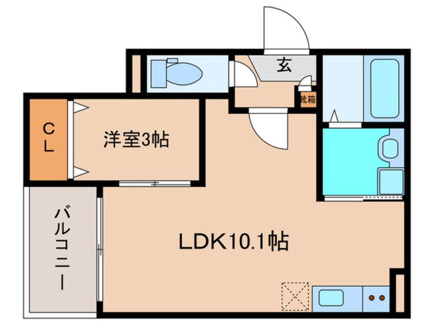 間取図 Jack biwajimaⅡ