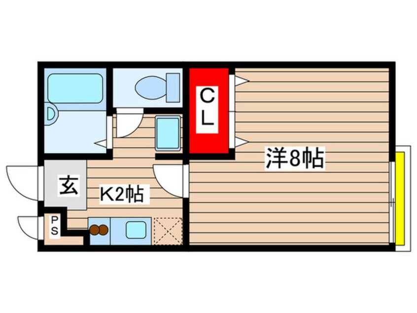 間取図 アムールプルミエA棟